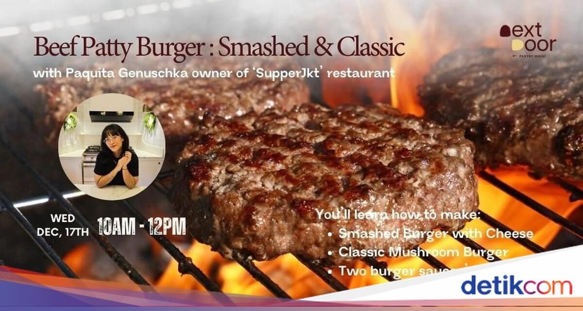 Buat yang Hobi Masak! Bikin Beef Patty Burger Yuk Bareng Paquita Genuschka