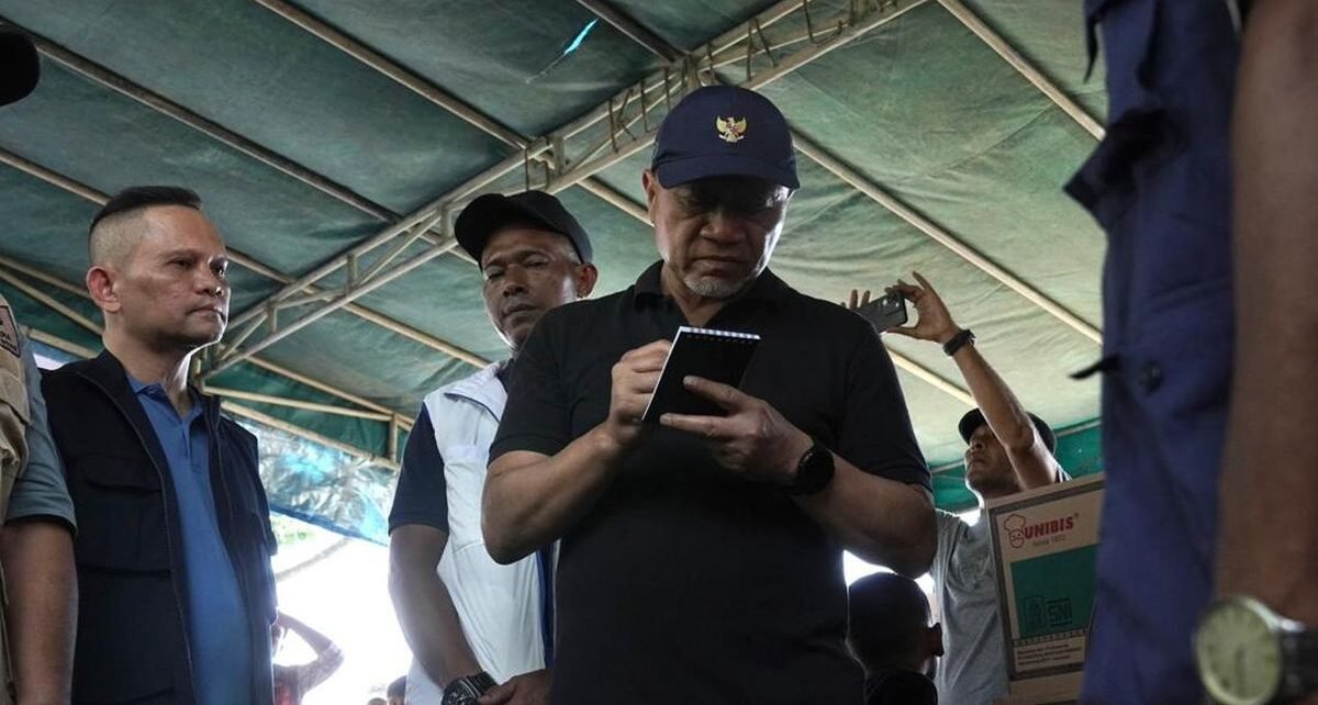 Zulhas Cek Langsung Lahan Pertanian Terdampak Banjir di Bireuen