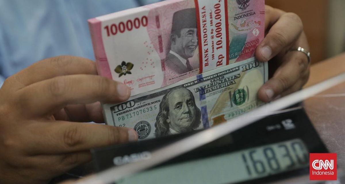 Rupiah Mendung ke Rp16.703 Pagi Ini