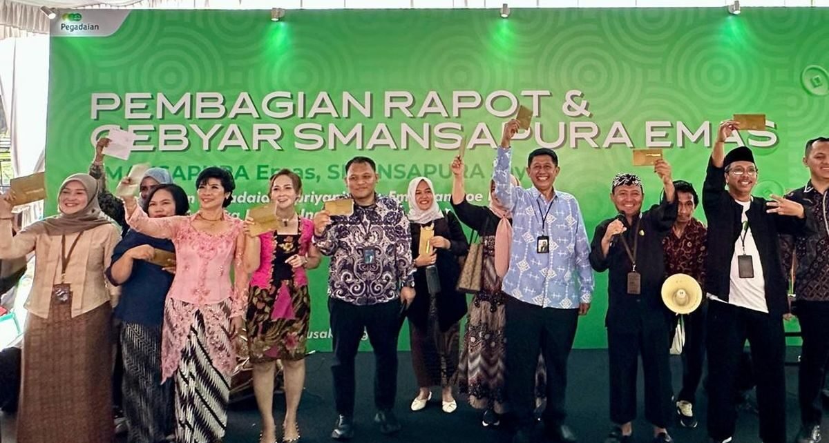 Pegadaian Jabar Luncurkan 1.900 Tabungan Emas di SMAN 1 Pusakanagara