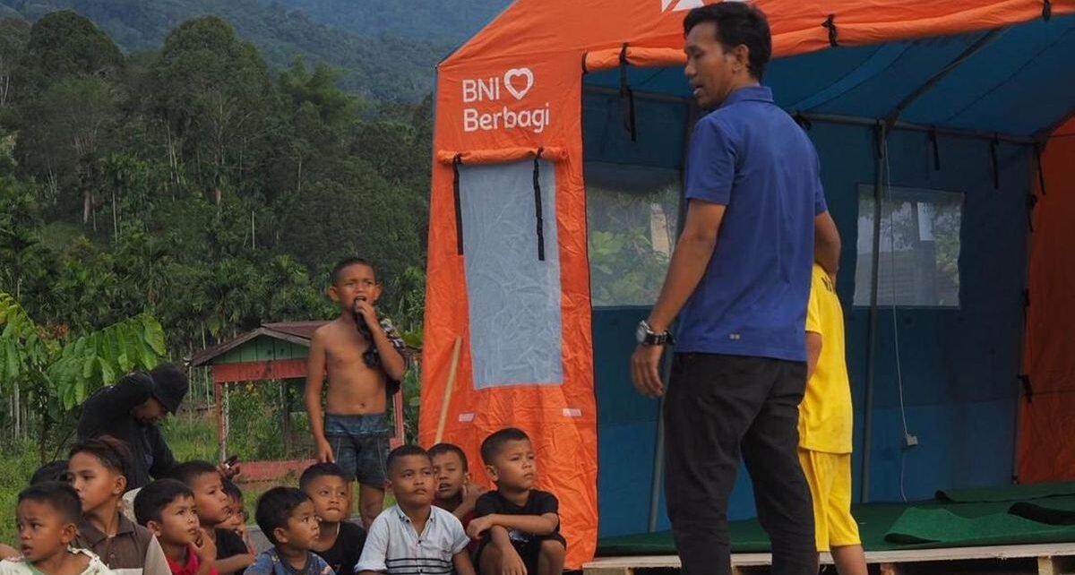 BNI Sedia "Trauma Healing" bagi Anak-Anak Korban Banjir Aceh Tenggara