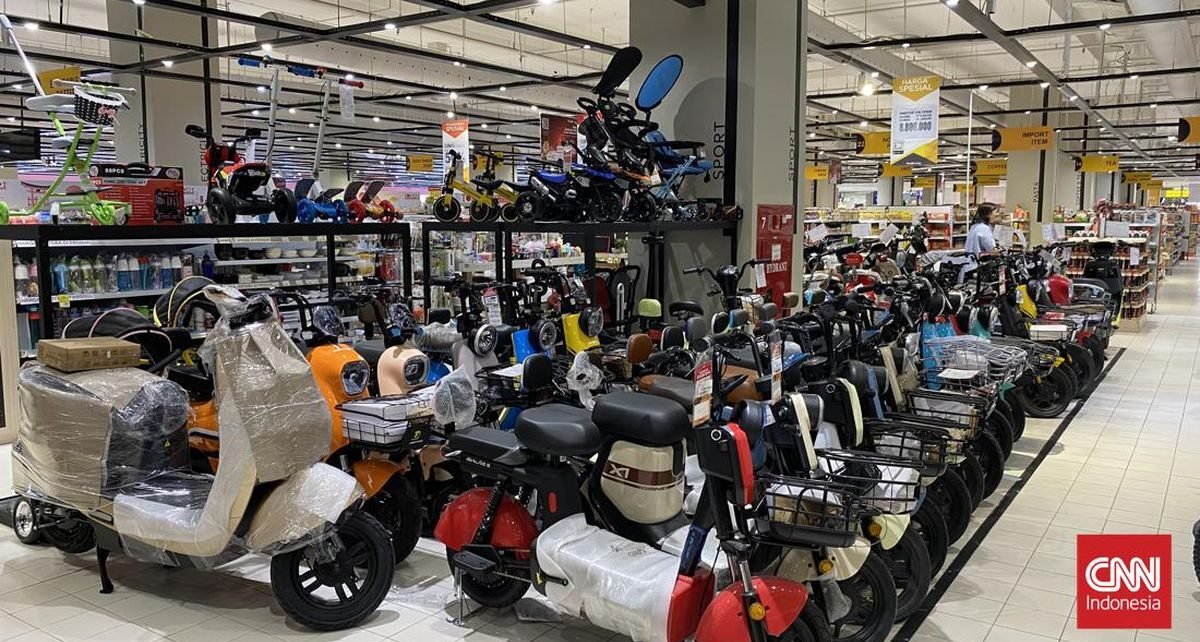 Sepeda Listrik Lagi Diskon di Transmart, Cocok buat Kado Tahun Baru