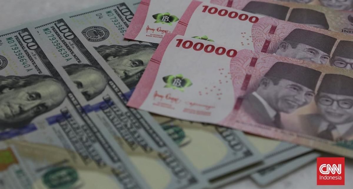 Rupiah Lunglai ke Rp16.788 per Dolar AS Sore Ini
