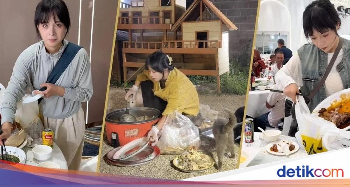 Hadiri 100 Pernikahan, Wanita Ini Bawa Pulang Puluhan Kg Makanan untuk Kucing