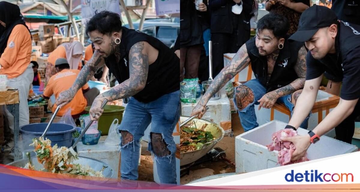 Keren! King Abdi Masak 6.000 Porsi Makanan untuk Korban Bencana Sumatera