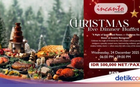 Menutup Akhir Tahun dengan Festive Dinner Malam Natal di Jakarta