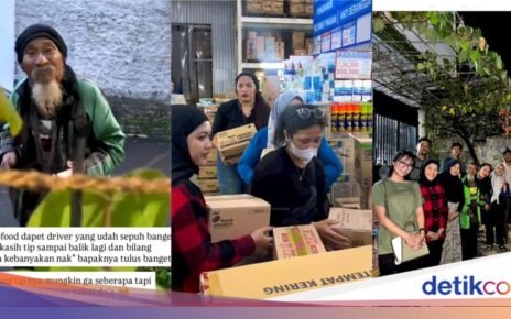 Viral! Ojol Lansia Antar Pesanan Makanan, Netizen Berujung Buka Donasi