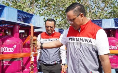 Pertamina Kirim LPG ke Bener Meriah dengan Metode Sling Load