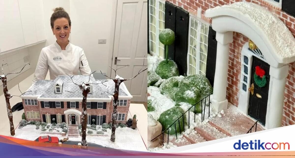Sayang! Kue Bentuk Rumah 'Home Alone' Ini Bakal Berakhir di Tempat Sampah