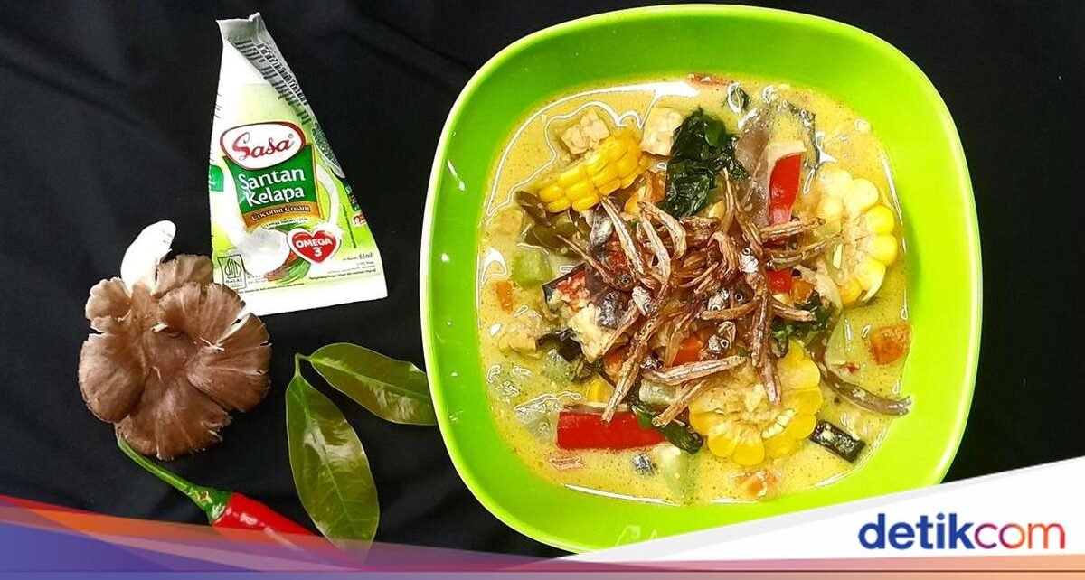 Resep Sayur Lodeh Gunung Melaut, Sedap Pakai Ikan Teri