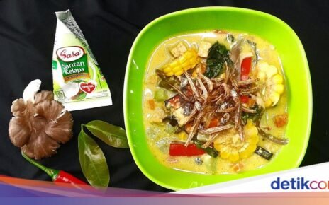 Resep Sayur Lodeh Gunung Melaut, Sedap Pakai Ikan Teri